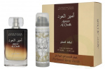 Lattafa Ameer Al Oudh Giftset 150 ml Edp Spray 100ml/Deo Spray 50ml