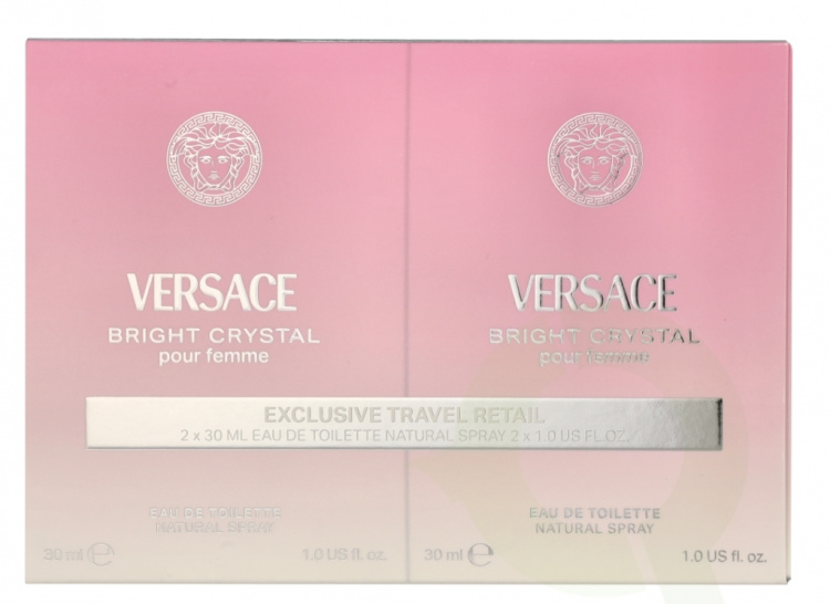 Versace Bright Crystal Giftset 60 ml edt spray 30ml/edt spray 30ml