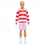 Barbie Fashionista Ken Doll Red & White Stripes (HYV01)