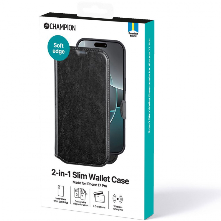 Champion 2-in-1 Slim wallet iPhone 17 Pro Champion 2-in-1 Slim wallet iPhone 17 Pro