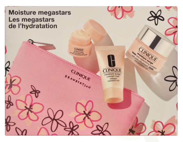 Clinique Moisture Megastars Giftset 85 ml Cream 50 ml/Mask 30 ml/Eye Cream 5 ml