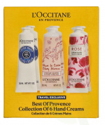 L\'Occitane Best Of Provence Set 180 ml Hand Cream 30ml - 2x Cherry Blossom/2x Rose Reines/2x Shea Butter