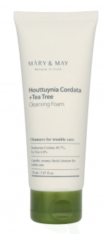 Mary & May Houttuynia Cordata +Tea Tree Cleansing Foam 150 ml