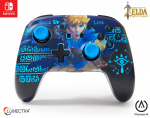 PowerA Enhanced Wireless Controller With Lumectra Etched - Wake Up Link (Nintendo Switch) PowerA Enhanced Wireless Controller With Lumectra Etched - Wake Up Link (Nintendo Switch)