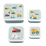 A little lovely company Lunch & Snack Box Set - Vehicles A little lovely company Lunch & Snack Box Set - Vehicles