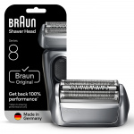 Braun Series 8 Electric Shaver - ORIGINAL Replacement Head, 83M - Silver Braun Series 8 Electric Shaver - ORIGINAL Replacement Head, 83M - Silver