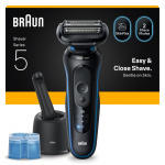 Braun Series 5 Electric Shaver - SmartCare Center - 52-B7000CC - Blue Braun Series 5 Electric Shaver - SmartCare Center - 52-B7000CC - Blue