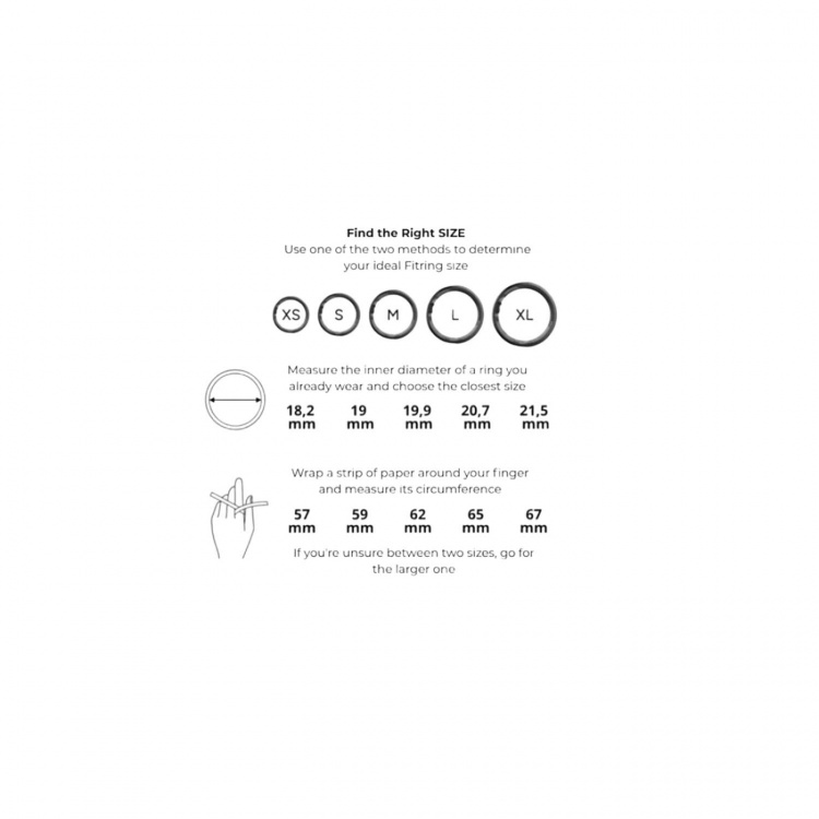 Fitpaddy Fitring Smart Ring med Display M Fitpaddy Fitring Smart Ring med Display M