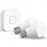 Philips Hue Essential Startkit White and Color Ambiance 2xE27 806lm + Hue Bridge Philips Hue Essential Startkit White and Color Ambiance 2xE27 806lm + Hue Bridge
