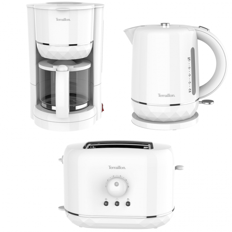 Terraillon Diamond Frukostpaket Serie Vit Terraillon Diamond Frukostpaket Serie Vit