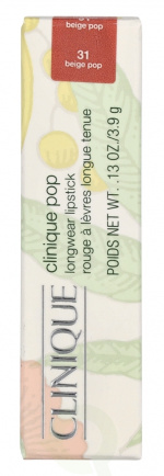 Clinique Pop Longwear Satin Lipstick 3.9 g #31 Beige Pop