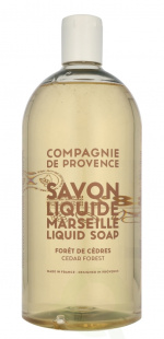 Compagnie De Provence Liquid Marseille Soap Refill 1000 ml Cedar Forest