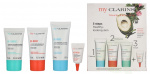 Clarins My Clarins Travel Set 63 ml Cleansing Gel 30ml/Hydra-En.Cream 15ml/Night Mask 15ml/Eye Care 3ml