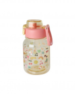 RICE Plastic Kids Drinking Bottle with Unicorn Love Print - 700 ml (PLBOT-UNILO)