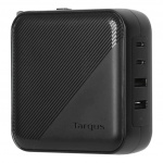Targus PowerElite Universal 100 W 4- Port GaN Wall-Charger - with Travel Adapters