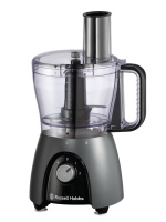 Russell Hobbs Food Processor - Matte Charcoal - 2.3L Bowl, 1.5L Jug Blender