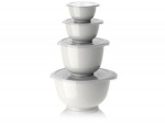 Rösti Rosti - Margrethe Bowls - Set of 4 + Lids (White)
