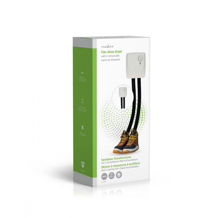 Nedis Shoe Dryer | 250 W | 45 °C | Overheating protection