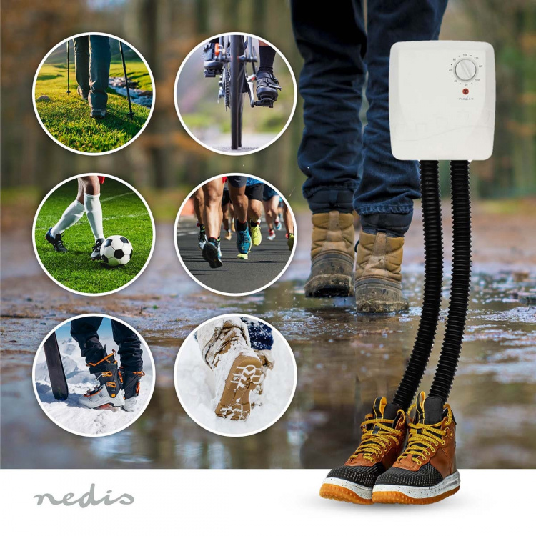 Nedis Shoe Dryer | 250 W | 45 °C | Overheating protection