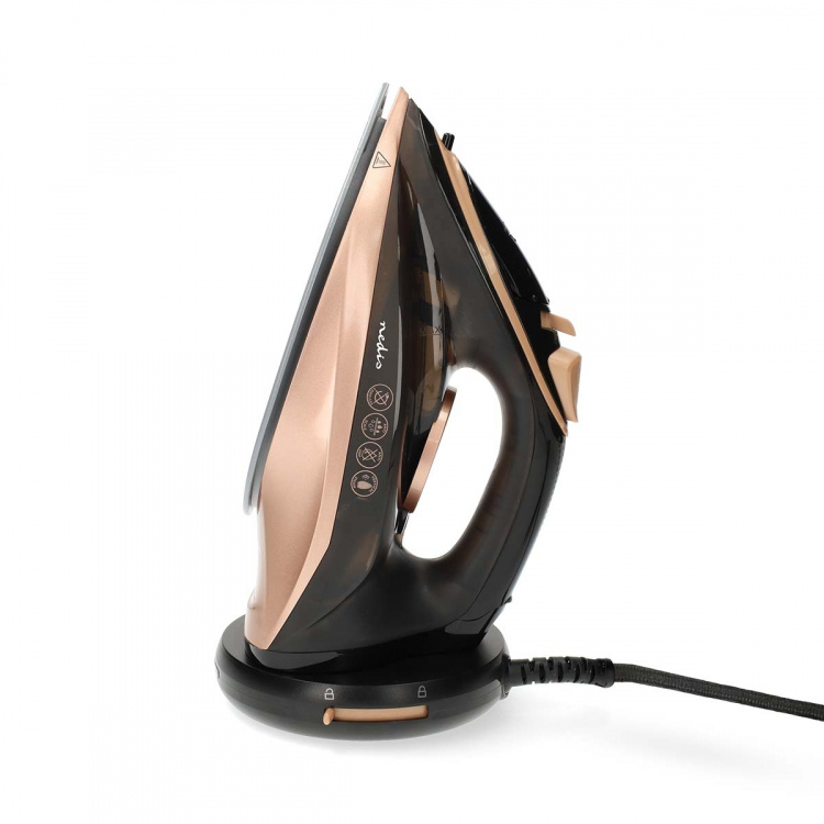 Nedis Steam Iron | 2200 W | 20 g/m | Steam shot | Stainless Steel | 260 l