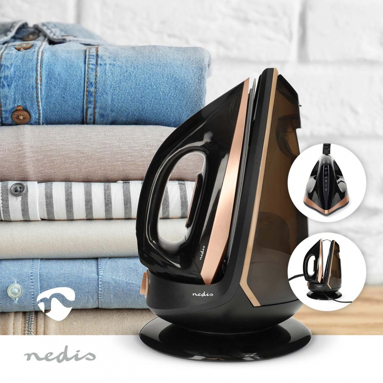 Nedis Steam Generator | 2400 W | 40 g/m | Steam shot | Ceramic | 1.50 l | 7 Bar