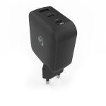 Nedis Wall Charger | PD3.0 | Quick charge feature | 2.5 / 3.0 / 5.0 A | Number of outputs: 3 | USB-A / 2x USB-C™ | Automatic Voltage Selection | Black Nedis Wall Charger | PD3.0 | Quick charge feature | 2.5 / 3.0 / 5.0 A | Number of outputs: 3 | USB-A / 2x USB-C™ | Automatic Voltage Selection | Black