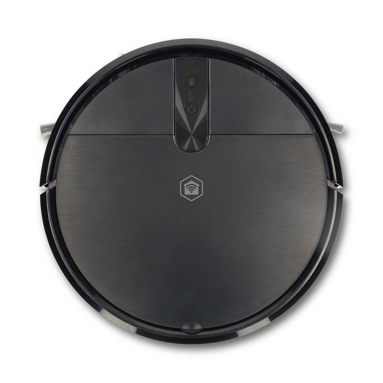 Nedis SmartLife Robot Vacuum Cleaner | Random | Wi-Fi | Capacity collection reservoir: 0.6 l | Automatic charging | Maximum operating time: 2 hrs | Black | Android™ / IOS