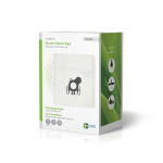 Nedis Vacuum Cleaner Bag | 8 pcs | Synthetic | Most sold for: Miele GN | White