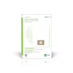 Nedis Vacuum Cleaner Bag | 4 pcs | Synthetic | Most sold for: Numatic Henry / Hetty / James | White