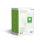 Nedis Vacuum Cleaner Bag | 8 pcs | Synthetic | Most sold for: Replacement for Electrolux, AEG and Philips Original Bag | White Nedis Vacuum Cleaner Bag | 8 pcs | Synthetic | Most sold for: Replacement for Electrolux, AEG and Philips Original Bag | White