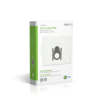 Nedis Vacuum Cleaner Bag | 4 pcs | Synthetic | Most sold for: Bosch / Siemens D - E - F - G - H | White