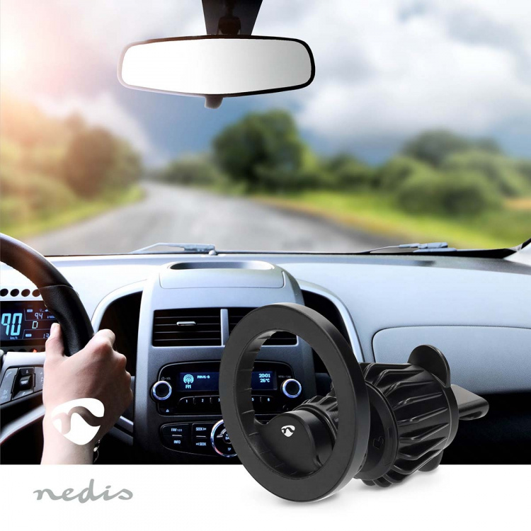 Nedis Smartphone Car Mount | In-Car Air Vent | Universal | Adjustable Angle Nedis Smartphone Car Mount | In-Car Air Vent | Universal | Adjustable Angle