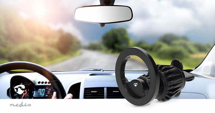 Nedis Smartphone Car Mount | In-Car Air Vent | Universal | Adjustable Angle Nedis Smartphone Car Mount | In-Car Air Vent | Universal | Adjustable Angle