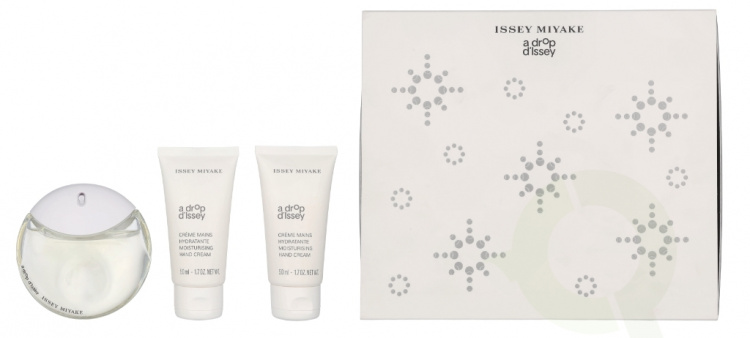 Issey Miyake A Drop D\'Issey Giftset 150 ml Edp Spray 50ml/2x Hand Cream 50ml