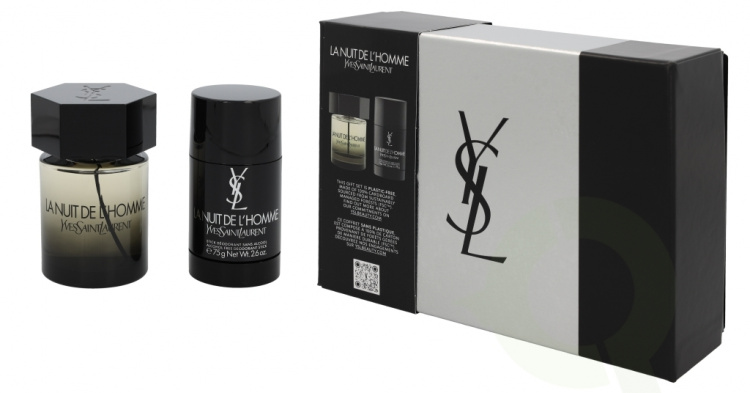 Yves Saint Laurent YSL La Nuit De L\'Homme Giftset 175 ml Edt Spray 100ml/Deo Stick 75gr