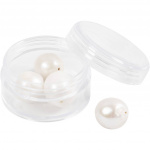 Creative Toys Creativ - Freshwater pearls, Perforated lengthwise, dia. 13-14 mm (632124)