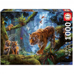 Educa Puzzle 1000 - Tigers in the Tree ( 017662)