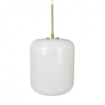 Dyberg-Larsen Silvia D25 Pendant Light - Opal/Brass