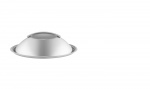 Eva Trio Dome lid - Brushed steel - 20 cm - E