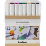 Creative Toys Creativ - Illustration Marker, line 1+8 mm, standard colours, 48pc/ 1 pack - ()