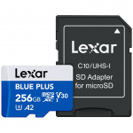 Lexar MicroSDHC Blue Plus UHS-I with SD adapter 256GB