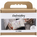 Creativ Company Mini Craft Kit Embroidery - Make-up bag - cream (977859)