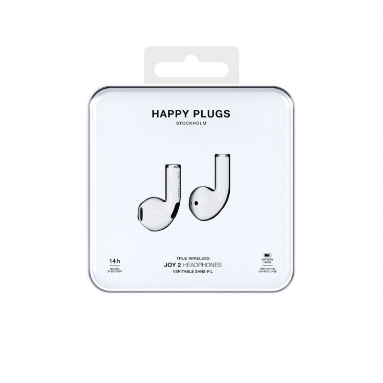 Happy Plugs Headphone Joy 2 In-Ear TWS White