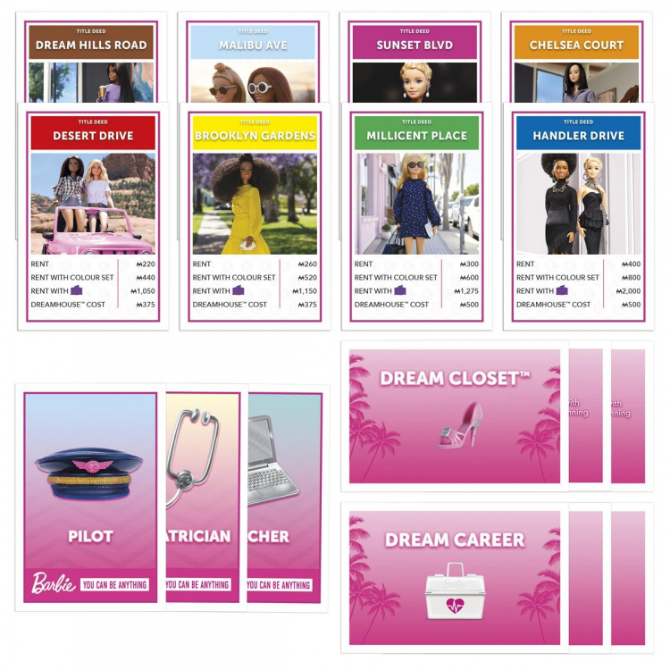 Hasbro gaming Board Game Monopoly Barbie (EN)