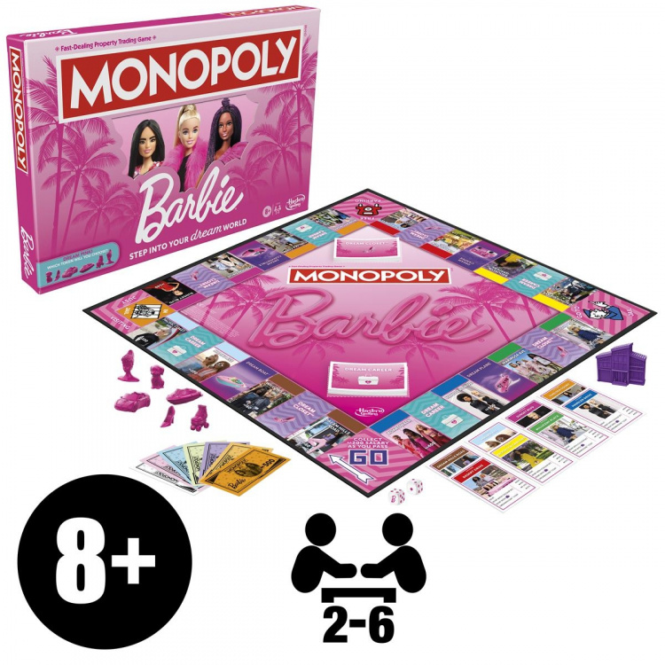 Hasbro gaming Board Game Monopoly Barbie (EN)