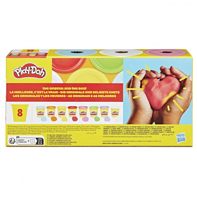 PLAY-DOH Compound 8 Pack Rainbow 3 Oz