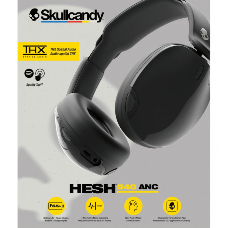 Skullcandy Headphone Hesh 540 Over-Ear ANC True Black
