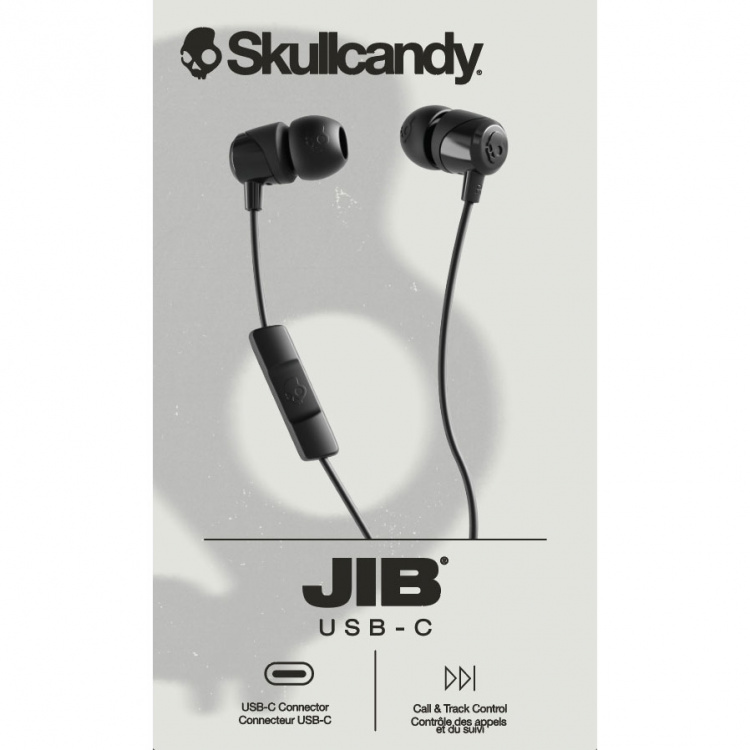 Skullcandy Headphone JIB USB-C Wired In-Ear True Black