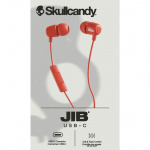 Skullcandy Headphone JIB USB-C Wired In-Ear Red Plasma