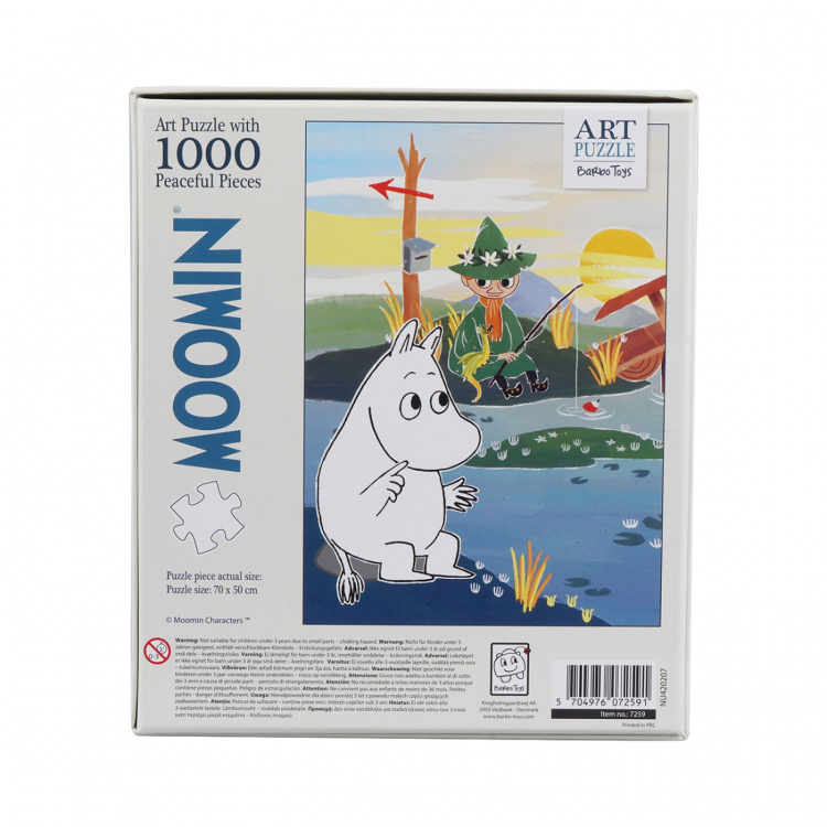 Moomin Puzzle 1000 Pcs Art Puzzle On Bridge